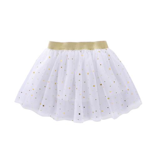 Children's Skirts Girls Summer Lace Baby Mini Tutu Skirts Stars Glitter Dance Sequin Birthday Party Skirt Kids