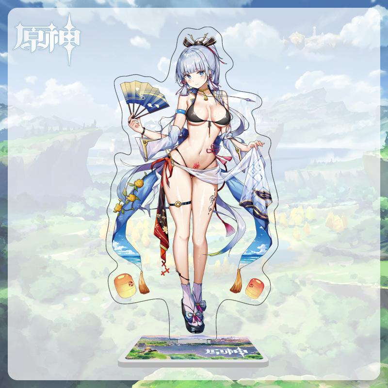16cm Height  Acrylic Large Stand-up Display Featuring Characters From Mondstadt, Liyue, and Inazuma In Genshin Impact