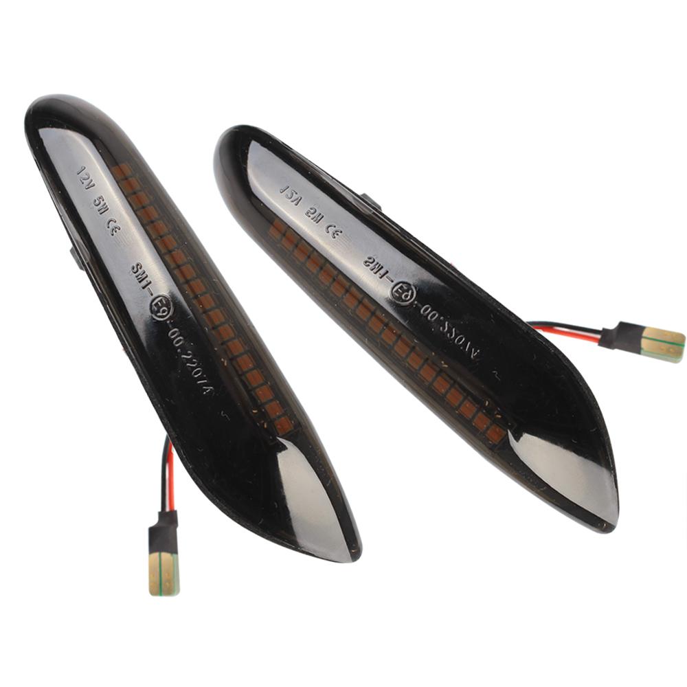 

12 В автомобильные указатели поворота светодиодные боковые габаритные фонари мигающие лампы T10 W5W5 аксессуары для BMW E90 E46 E60 E87 E92 серии 1 3 5 X1 X3 X5 жёлтый