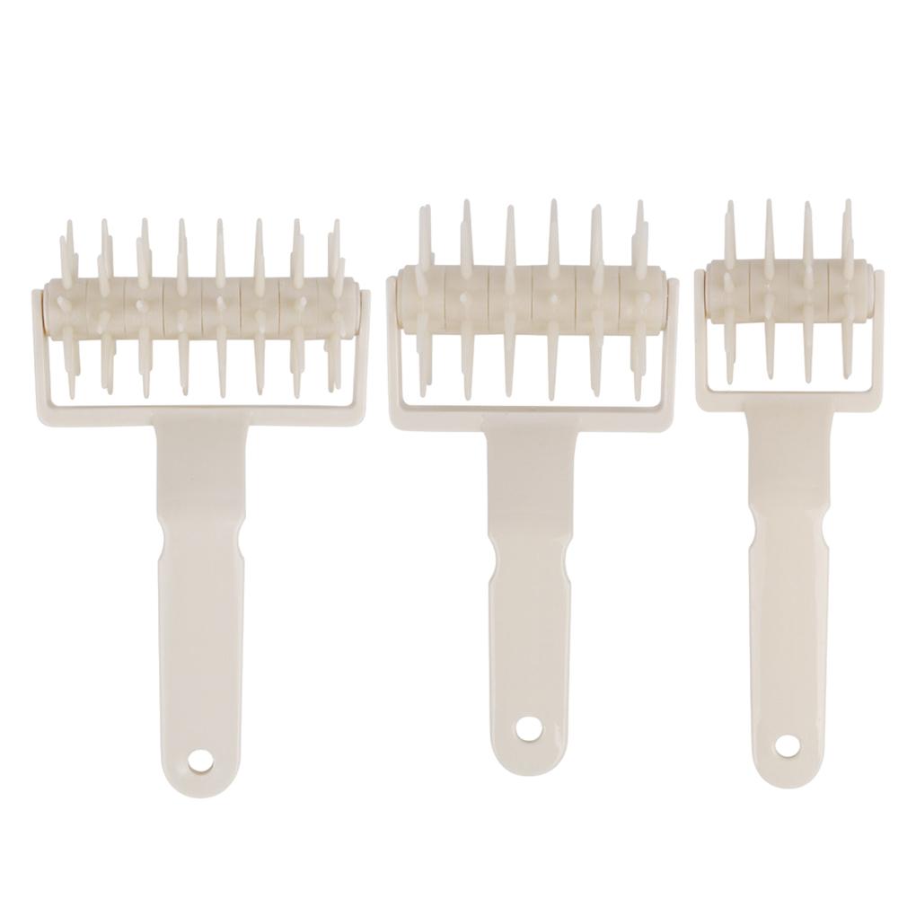 Non-Stick Rolling Pin For Pizza Baking - Easy To Clean And Durable Pie Needle Wheels Roller Tools Even Distribution large size