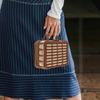 Vintage Suitcase Large Capacity Woven Basket For Home Decor Picnic Travel Sundries Storage Picnic Suitcase Box