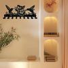 CIFbuy™ Rust-Resistant Metal Wall Hook Rack - Space-Saving Coat Hat Key Hanger with Decorative Design