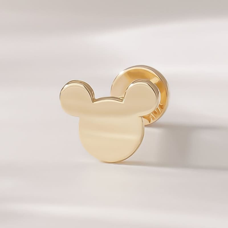 

JEWNEL 14K Simple Mickey Internal Piercing Internal piercing (1 piece)