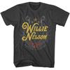 Willie Nelson Horseshoe & Red Roses Men's T Shirt Outlaw Country Music Merch