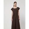 Cc Collect Linen Blend Belted Maxi Dress C252mse039