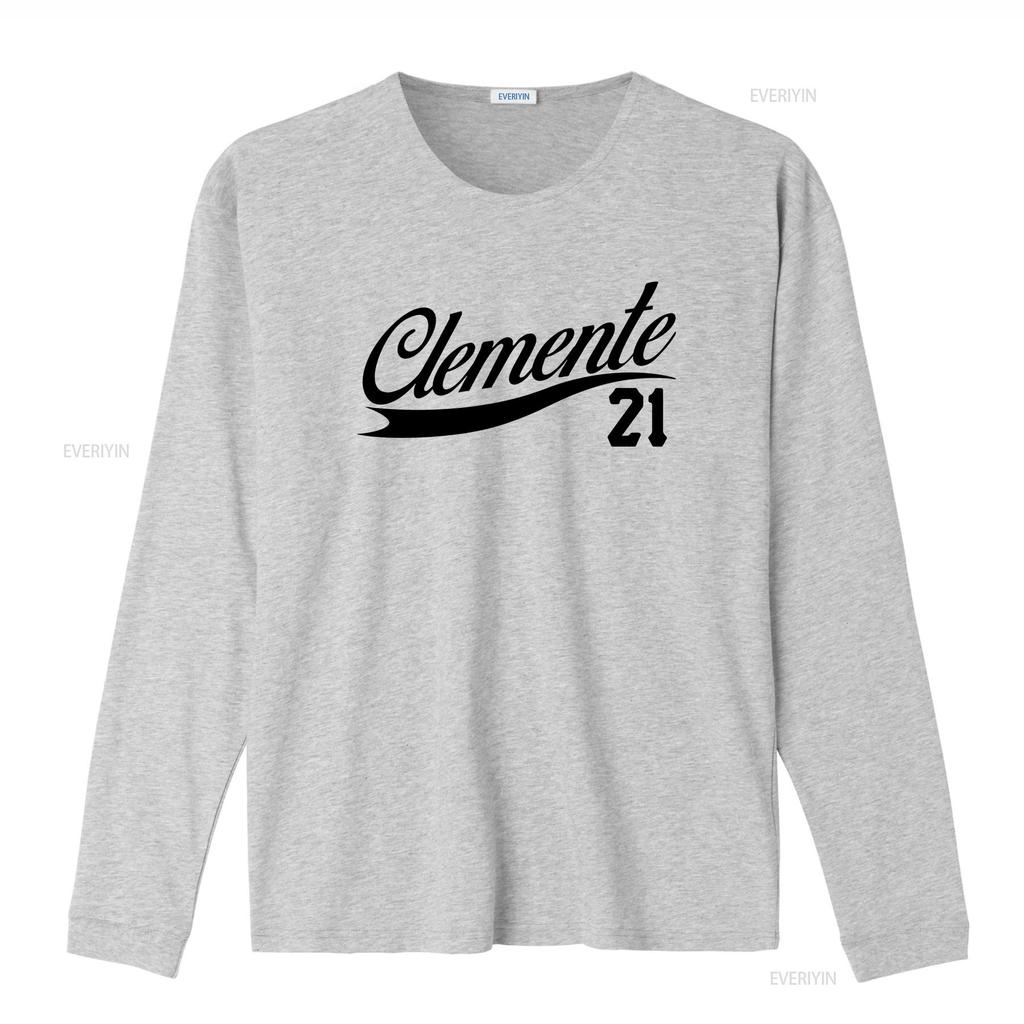 Roberto Clemente 21 T shirt New Retro 90s 80s 70s Baseball Legend Puerto Rico OG vintage Washed Slightly Versatile Unisex