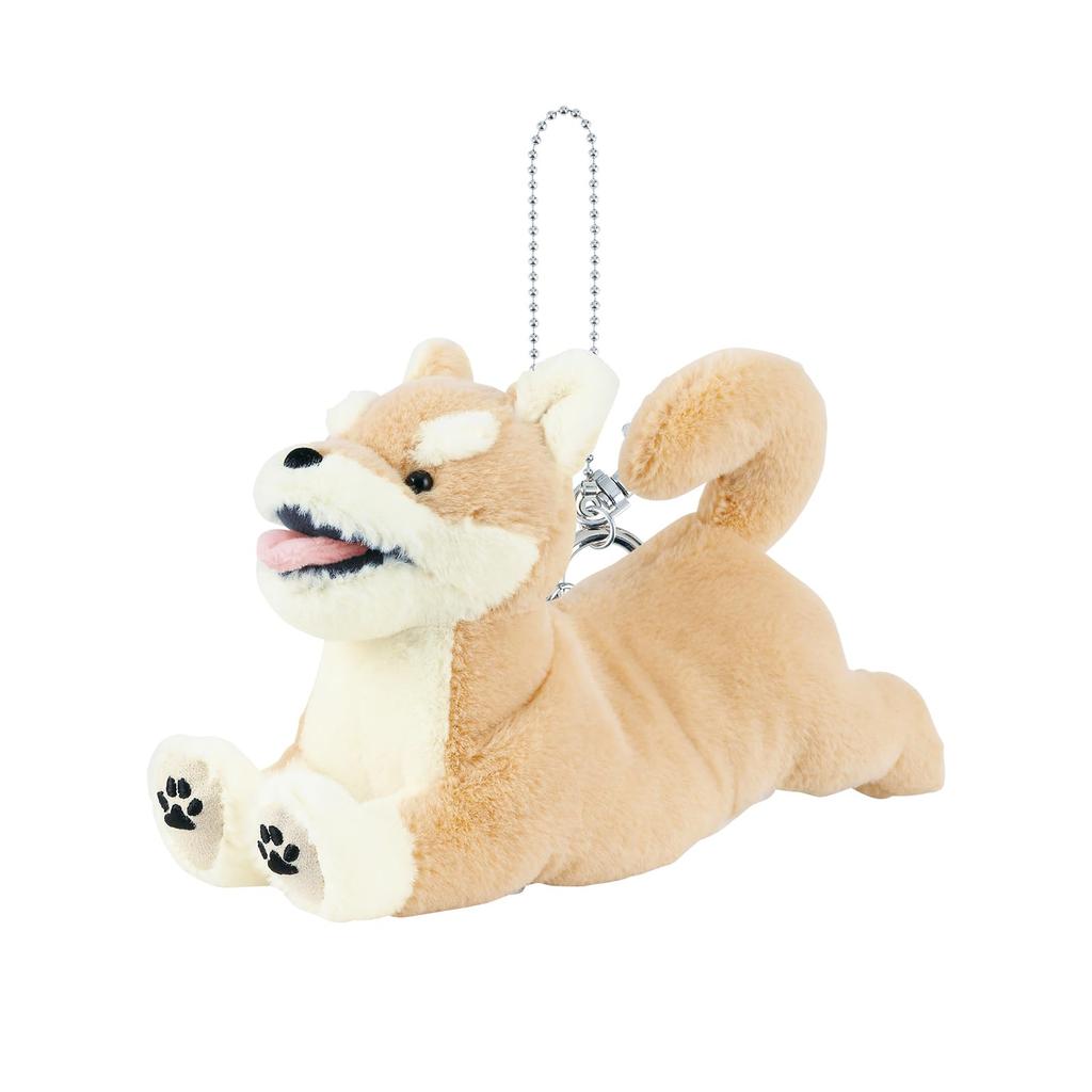 Livheart Flappy Shiba Inu Pouch (approx. 19cm Long) with Chain, Cute Small Item Case, Dog Design, 37252-13