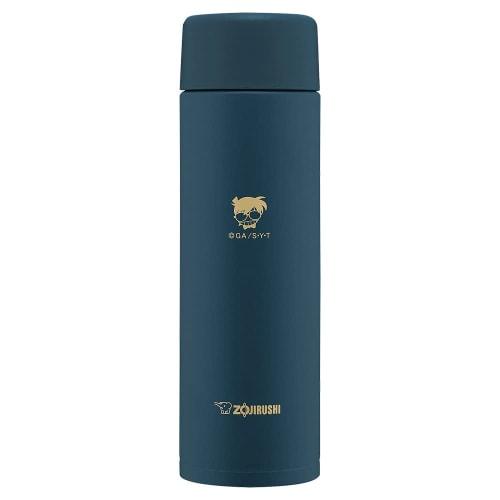 ZOJIRUSHI Detective Conan 0.48L Seamless Stainless Steel Water Bottle with Screw Top, Edogawa Conan Design, SM-ZN48C-EA
