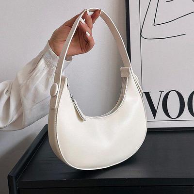 2025 Trendige Halbmond-Schultertasche im Western-Stil - Modische braune Knödel-Achseltasche