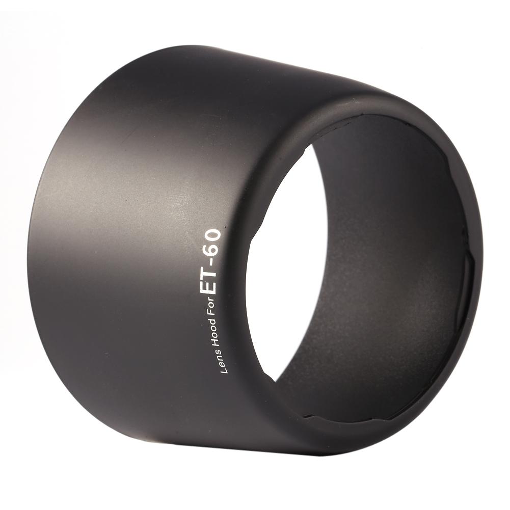 Black Professional Replacement ET60 Lens Hood For F 4 5.6 75 300mm f 4 5.6 USM