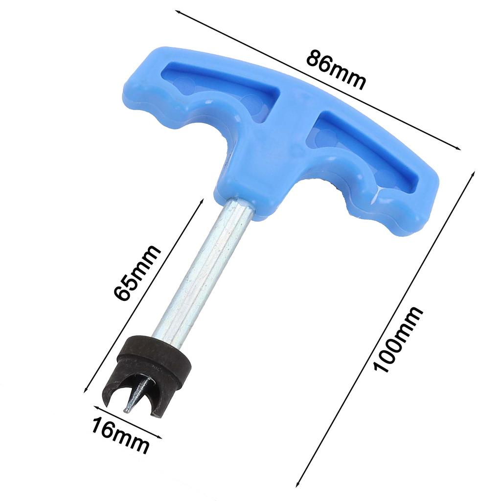 1 Pc Hole Opener Tool PE Pipe Bypass Hole Punch Forestry Irrigation Manual Drill Bit Blue T-shaped 16mm/20mm