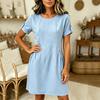 Women's Summer Casual Loose-Fit Short-Sleeve Dress