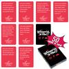 Whispered & Vibe Couple Reconnection Cards - 50 Romantic Foreplay Challenges & Intimacy Building Games for Adults 9*6.7cm