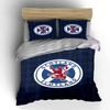 Set Biancheria da Letto Bandiera Scozzese Leone Copripiumino Federe (1 * Copripiumino 2 * Federe, senza piumino)