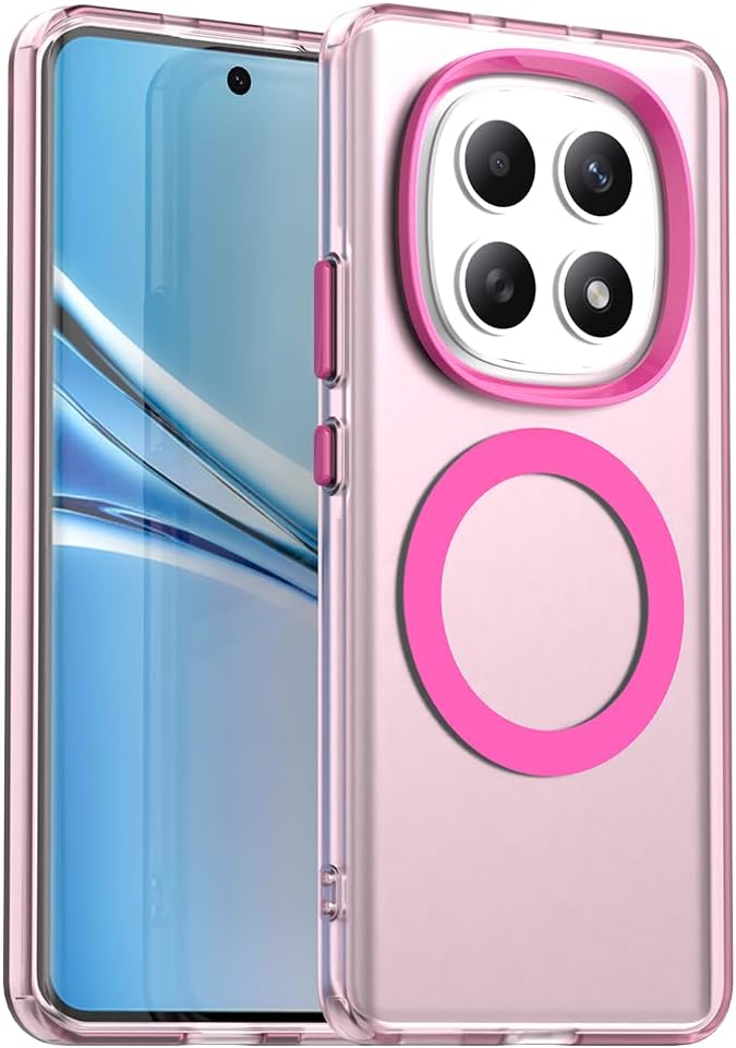

Case For Redmi Note 15Pro 5G, shockproof and magnetic розовый