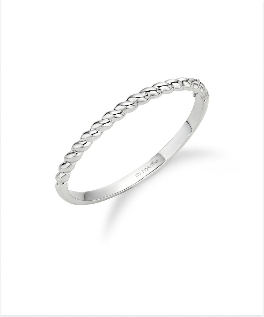 Byhyeres Mellow Twist Bangle (White) Bh7B65773Wb