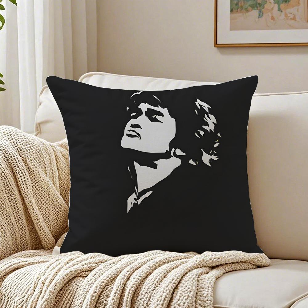 musician revolutionary VViktor TTsoi Cushion Cover Pillowcase Antidustmite living Room Sofa Decor Cushion Room