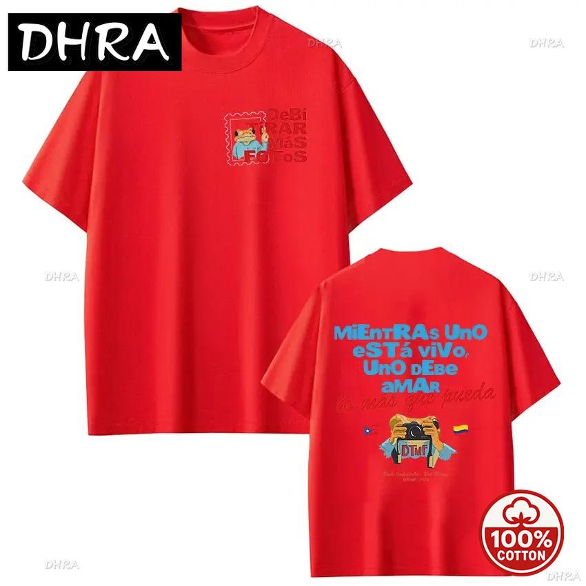 Spanish Inspirational Quote Tshirt Retro Camera Flags Print Casual Loose Soft Oneck Cotton Casual 2026 Summer Tee For Unisex Unisex
