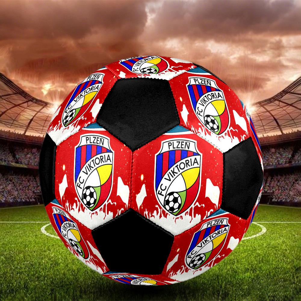 1 pz Pallone da Calcio FC Viktoria Plzen Taglia 5 Pallone da Calcetto Indoor alla Moda Colorato Gioco per il Cortile - Ottimo Regalo per Appassionati di Sport HE38