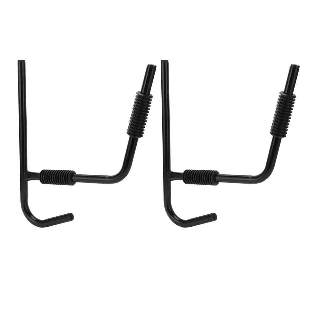 Heavy Duty Kayak Wall Rack Orderly Storage Detachable Black Metal Kayak Wall Mount Storage Rack for Garage Shed