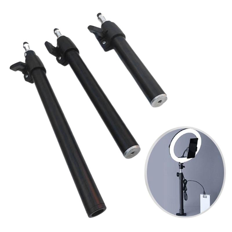 Adjustable Telescopic Extension Rod For Camera Mount Light Stand Aluminum Alloy 1/4inch Thread Adapter 30cm 40cm 60cm