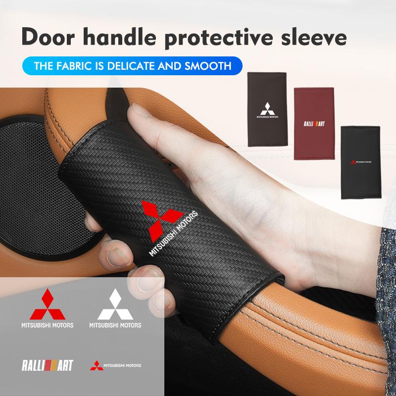 cyakpr1 For Mitsubishi Car Door Inner Handle Protective Anti-Wear Auto Accessories Outlander Lancer L200 ASX Pajero Grandis Eclipse
