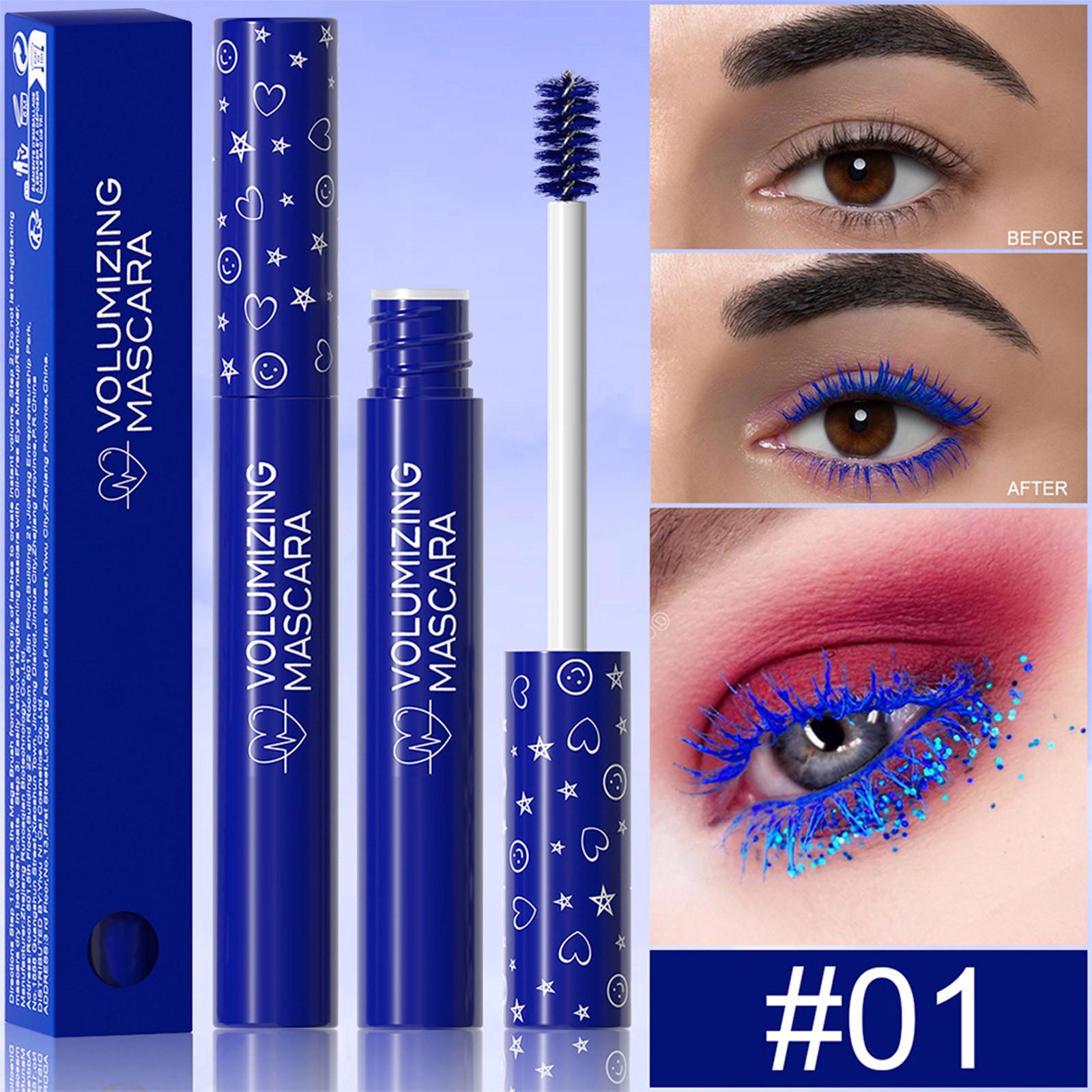 

0,25 мл цветная тушь для ресниц набор, цветная водостойкая тушь для ресниц стойкая тушь для женщин Хэллоуин макияж глаз One Size