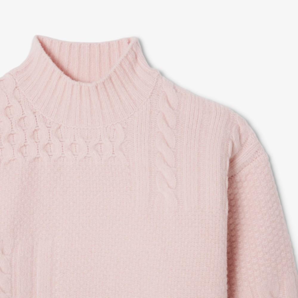 Lacoste Women's Aran Cable Turtleneck Pullover AF3974-55NADY