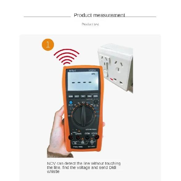 True RMS Multi-function High-quality Universal Meter VICI VC97A 4000 Count Automatic Range Digital Multimeter NCV