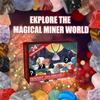 Christmas Ore Advent Calendar,New Year 24 Days Holiday Countdown Advent Calendars With Rocks Gems 24 Days Gemstone Ore