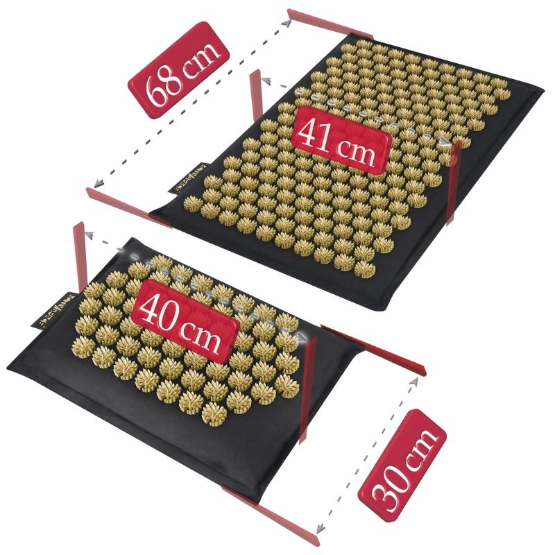 Coconut Eco Acupressure Mat - Gold Set
