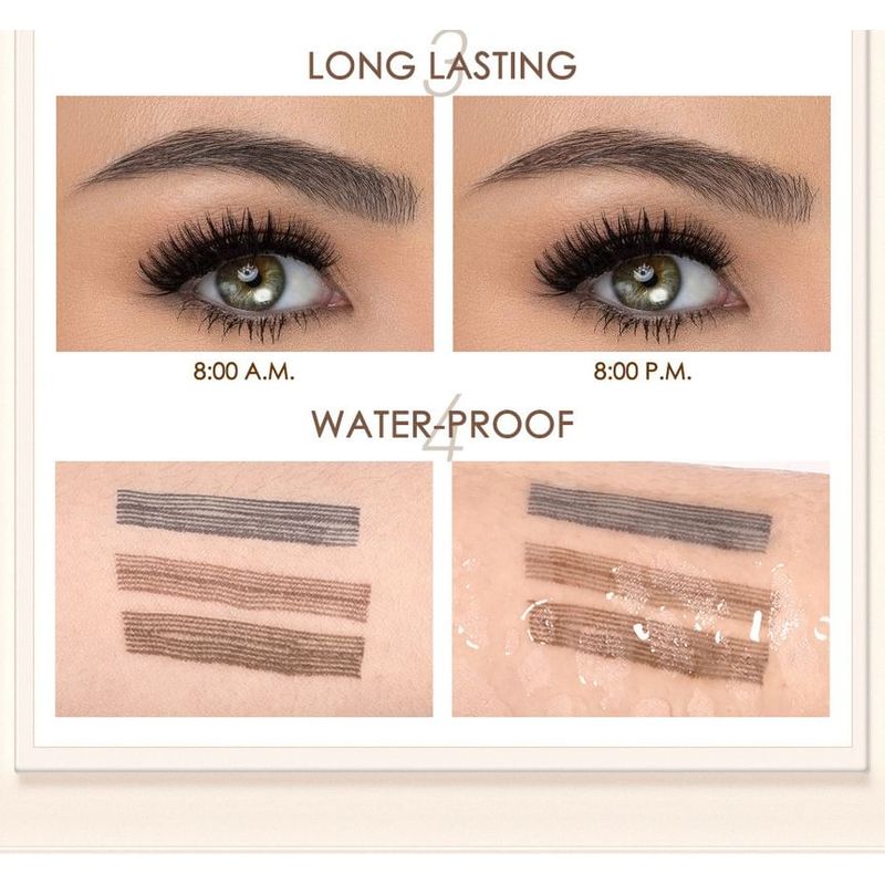 FOCALLURE - Getönter Augenbrauen-Tuschestift - 3 Farben