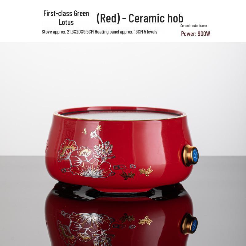 Electric Ceramic Tea Brewer with Heat-Resistant Glass Kettle - Fully Automatic Steam Heating Tea Boiler