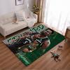 "Basketball Athlete Graphic Art Rug Design - Non-slip rug suitable for living room and bedroom sofas"