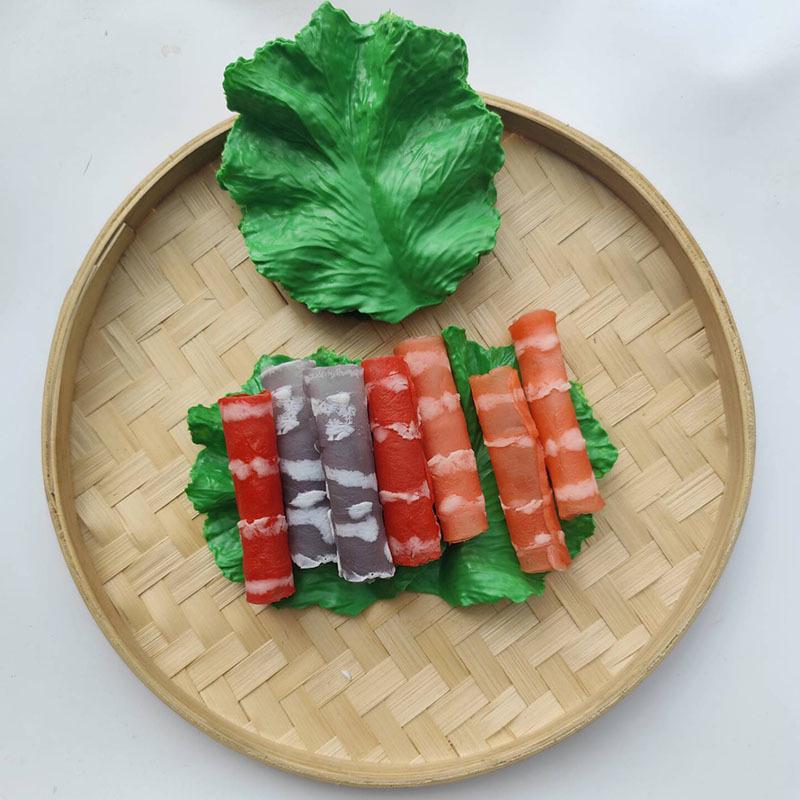 Artificial Lettuce Leaf for Display and Decoration - Large Fake Vegetable and Fruit Model