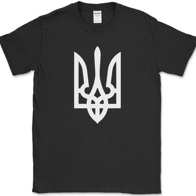 Ukraine Tryzub Dreizack T-Shirt Wolodymyr Selenskyj Logo Staat Land T-Shirt
