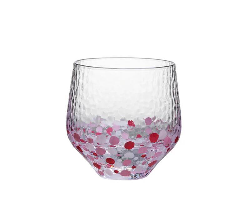 Colored Starry Sky Cup Japanese Style Handmade Hammer Crystal Glass Female Water Teacup Wine Gift Whisky Tumbler For Women 240ml
