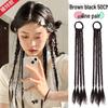 Trendy Sweet & Spicy Dreadlock Highlight Wig with Fishbone & Twist Braids