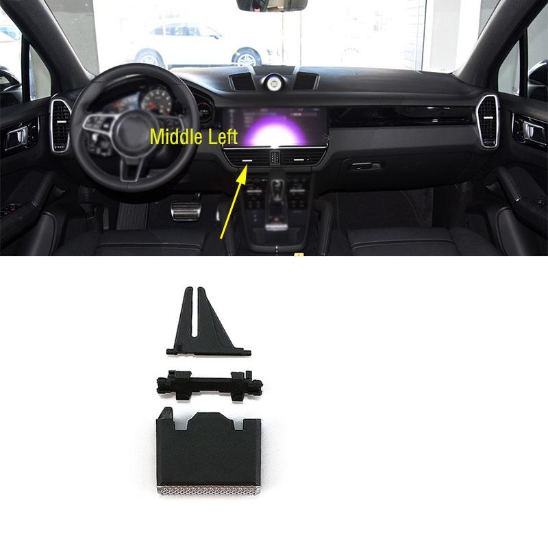 For Porsche Cayenne 2018- Car Front Dashboard Rear Air Conditioner Outlet A/C Air Conditioning Vents Tab Clip