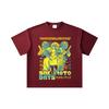 260 GSM Dubbel Garen 32 Count 100% Katoen Sakamoto Days V6 Taro Print Unisex Zwaar Katoenen T-shirt