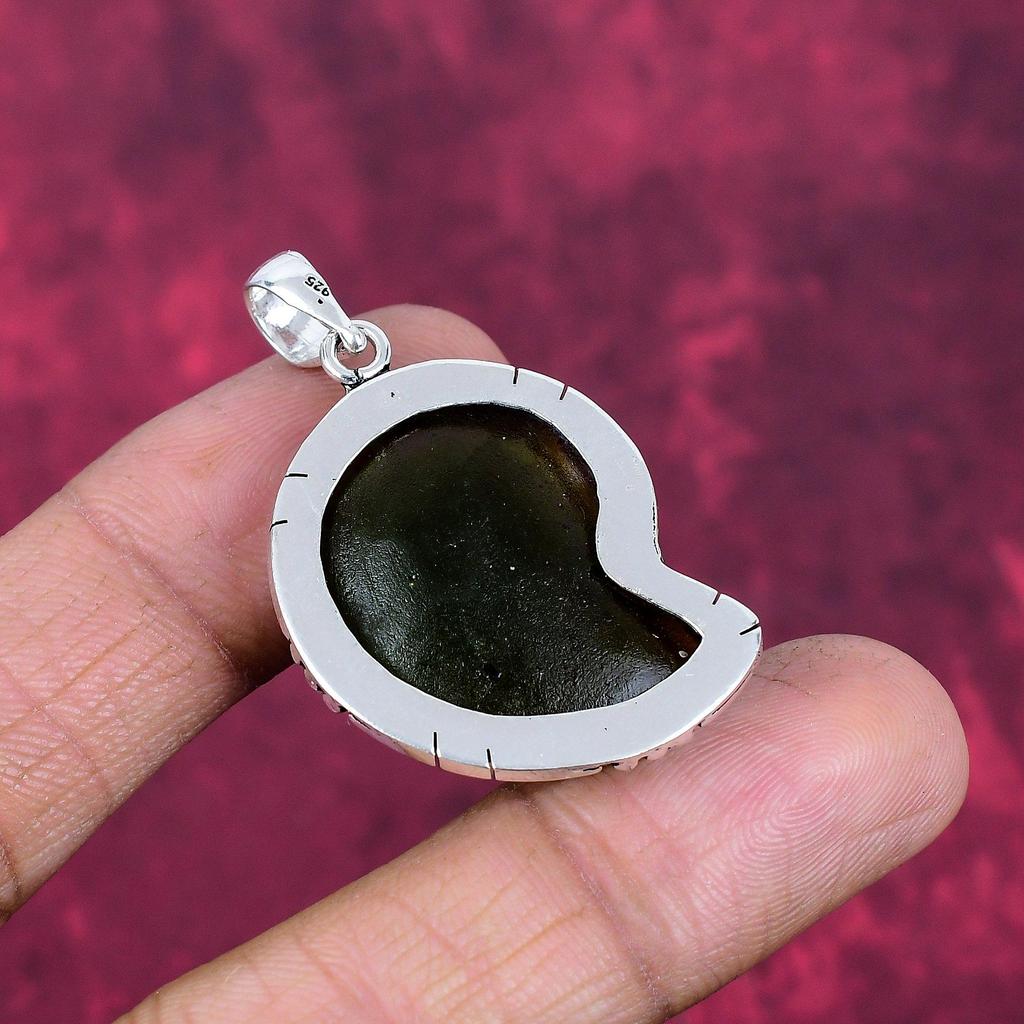 Ammonite Fossil Jewelry, 925 Solid Sterling Silver Pendant Handmade Gemstone Jewelry, Gifts For Wife Brand New Pendant
