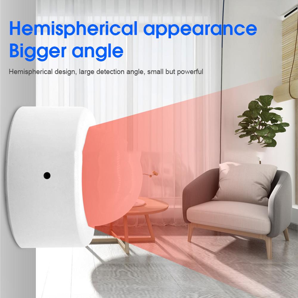 PIR Motion Detector For Zigbee 3.0 And For Tuya Smart Wireless Design, Smart Home App Remote Control, Motion Security Alarm