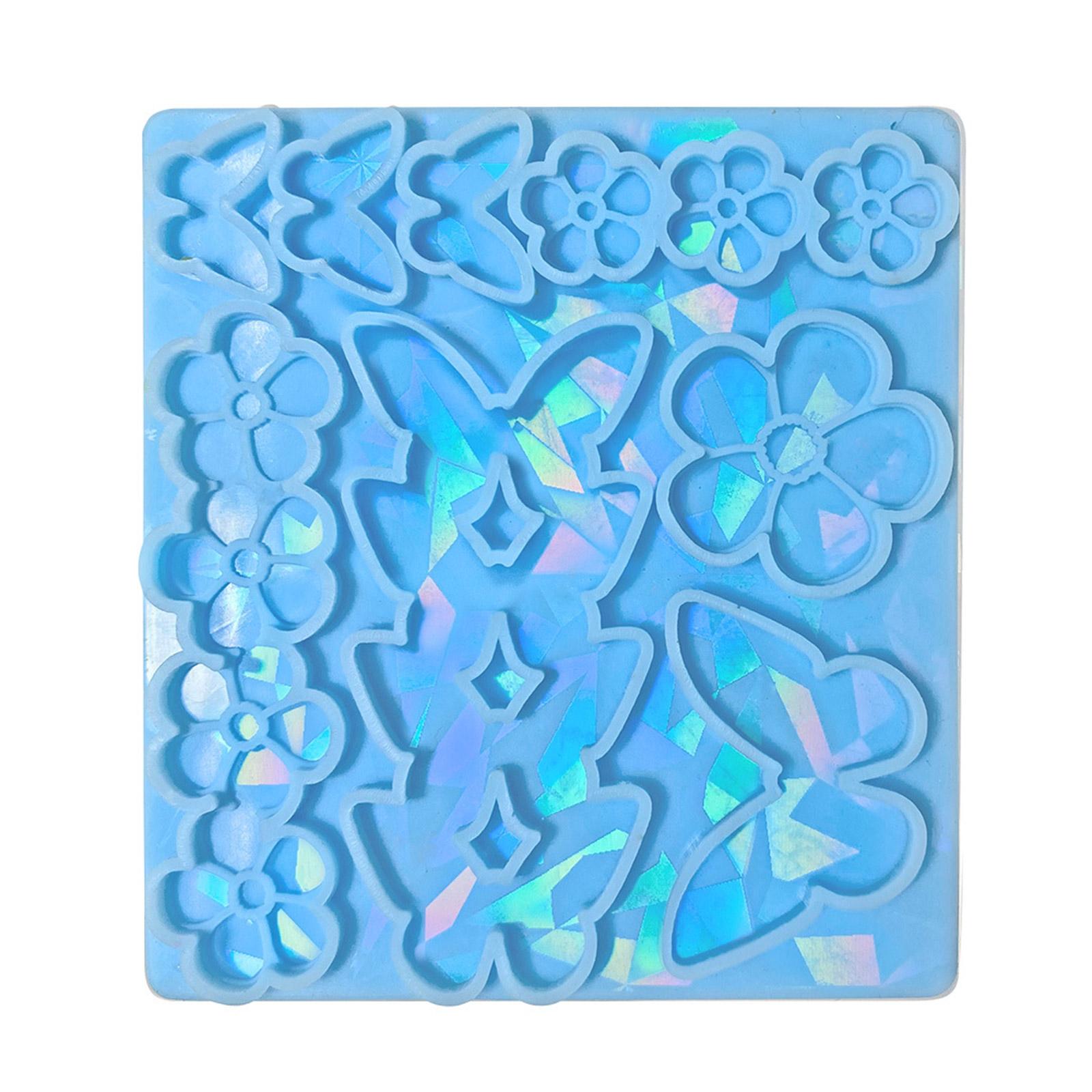 

Формы для литья голографических заколок для волос, силиконовые формы для заколок для волос, закладки для украшений своими руками, формы для эпоксидной смолы, формы для аксессуаров для волос синий