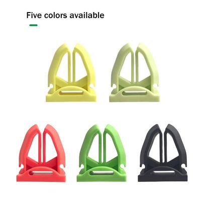 1/2Pcs Portable Silicone Fishing Rod Holder For Various Fishing Pole Fastener Binding Clip Tight Fishing Accessories
