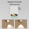 Adjustable LED Ceiling Downlight - Anti-glare Recessed Spotlight for Home and Hallway