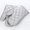 Convenient Anti-scalding Microwaved Silver-coated Wear-resistant Cooking Mittens for Picnic Insulation Mitts