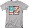 Popfunk MTV American Logo Unisex Adult T Shirt