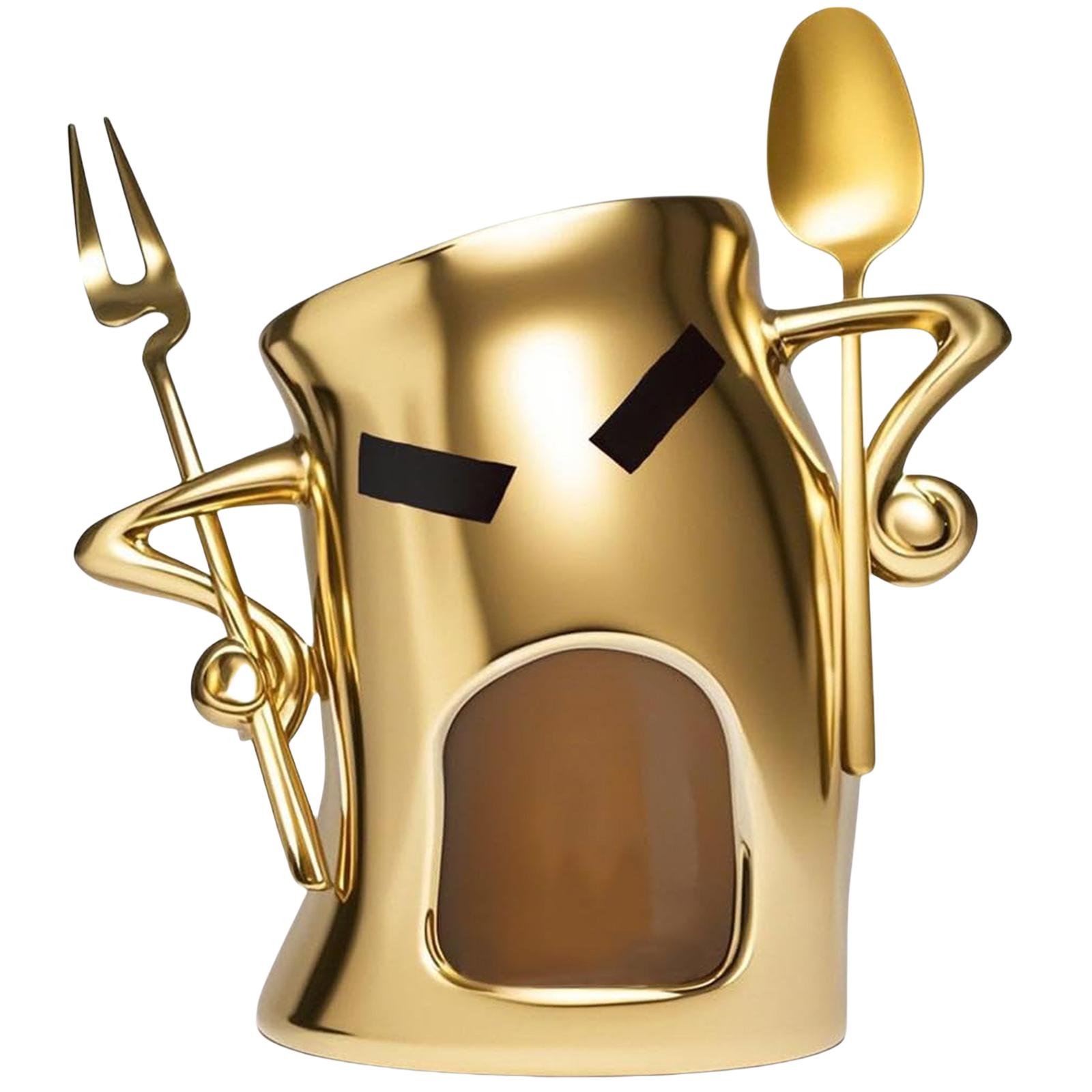 Ceramic Chocolate Fondue Melting Cup with Spork Sweet Fondue Cup Melting Fondue Mugs Set for Parties Cozy Nights Gifts 301-400ml