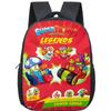 SuperThings Kindergarten Bags Funny Cartoon Backpack Waterproof Kids Bookbag SUPERTHINGS School Bag for Boys Girls Mochila