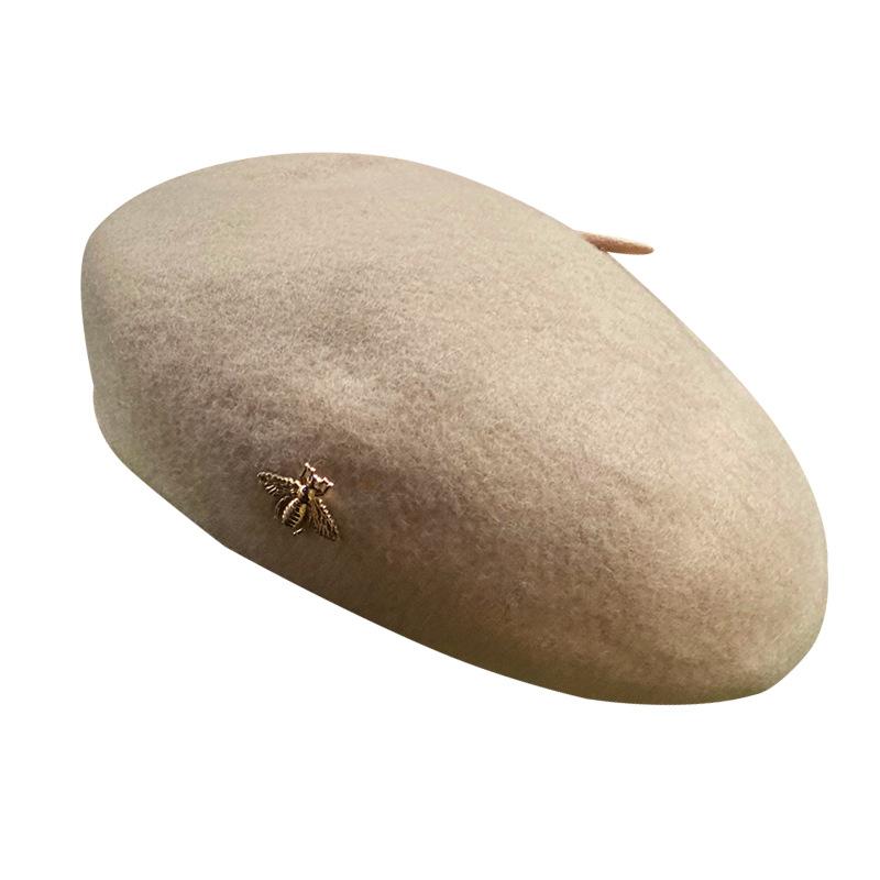 Берет из британской шерсти Женский Универсальный Элегантный Ретро Шляпа художника Кепка adjustable